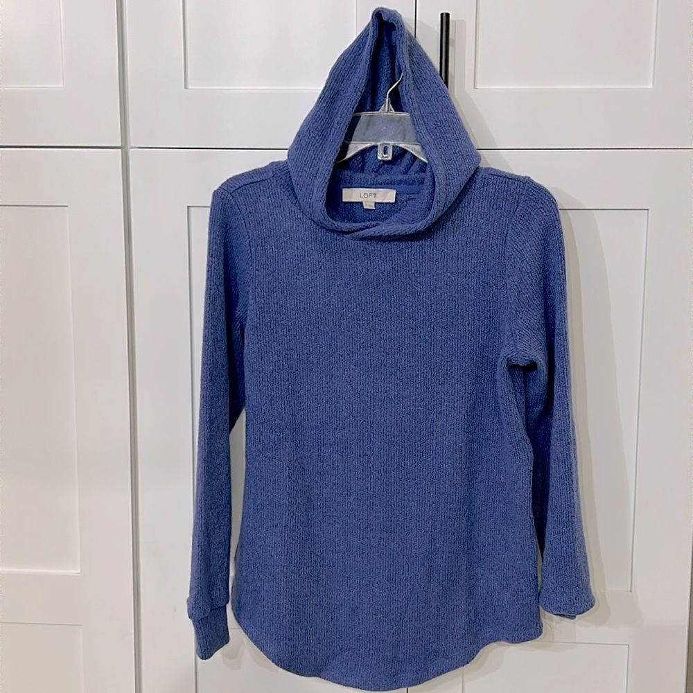 Loft Knit Hoodie Sweater- S - NWT